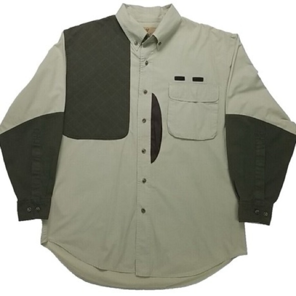 Wrangler rugged wear khaki and Green canvas humters Shirt Jacket